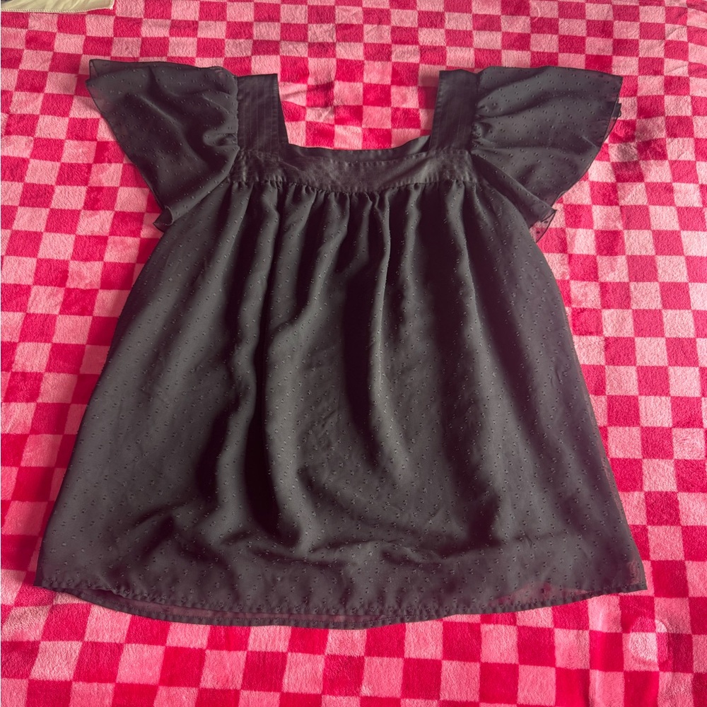 Black Lane Bryant short sleeve top